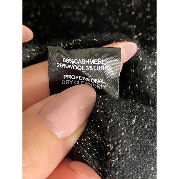 Generation Love Cashmere Blend Crew Neck Sweater Cape-sz XS - Picture 5 of 5